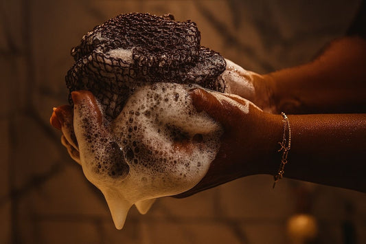 African Net Sponge - Ексфолираща гъба за тяло